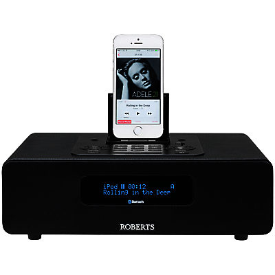 ROBERTS Blutune 65 Bluetooth DAB/DAB+/FM Digital Clock Radio, Black ROBERTS Blutune 65 Bluetooth DAB/DAB+/FM Digital Clock Radio, Black